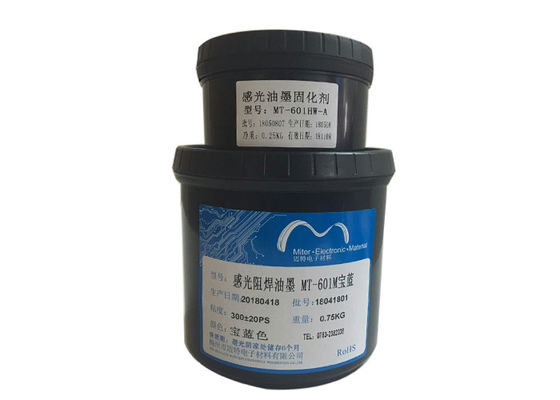 China la soldadura azul del color de Photoimageable de la fineza de los 8µM de la máscara líquida de la soldadura resiste la tinta proveedor