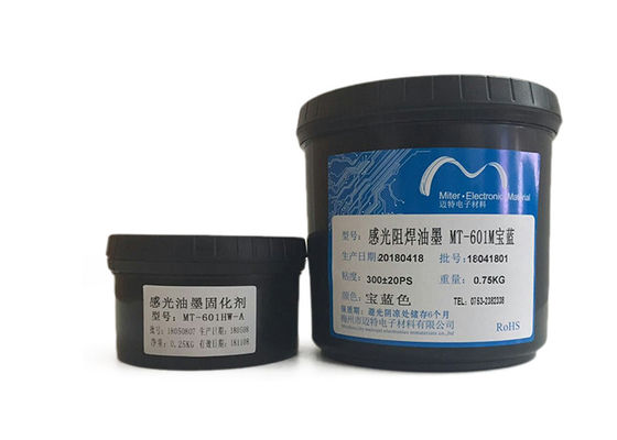 China La máscara fotosensible de la soldadura del color azul, soldadura líquida resiste la tinta del PWB de la máscara proveedor