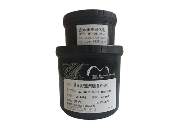 China Máscara negra de la soldadura de Photoimageable del color para la placa de circuito impresa proveedor