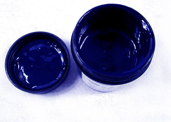 China SGS azul curable ULTRAVIOLETA de la máscara ROHS de la soldadura de la tinta de la máscara de la soldadura del PWB de la forma de la goma proveedor