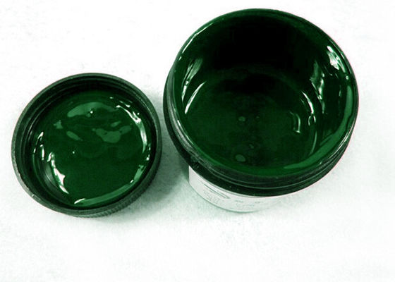 China Tinta curable ULTRAVIOLETA del PWB de la máscara de la soldadura del color verde para la impresión del rollo de la impresión de la pantalla proveedor