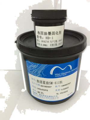 China color azul de la máscara curable ULTRAVIOLETA de la soldadura del PWB del líquido 6H para la placa de circuito de la impresión de la pantalla proveedor