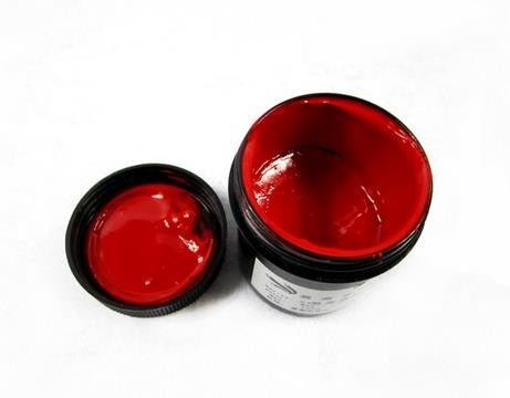 China Tinta roja de la placa de circuito de la impresión de la pantalla de la máscara de la soldadura de Photoimageable proveedor