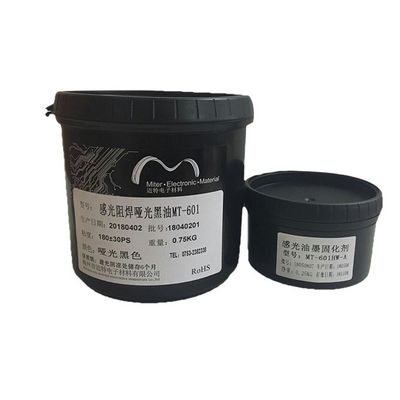 China El alto grabado de pistas adhesivo de Photoimageable resiste la tinta, tinta negra del PWB para la industria del PWB proveedor